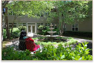 Assisted Living Community Courtyard